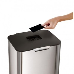 Balde do Lixo 60L Inox - Totem Max - Joseph Joseph