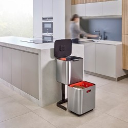 Balde do Lixo 60L Inox - Totem Max - Joseph Joseph