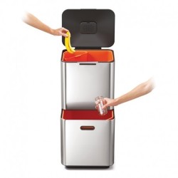 Balde do Lixo 60L Inox - Totem Max - Joseph Joseph