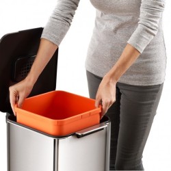 Balde do Lixo 40L Inox - Totem Compact - Joseph Joseph