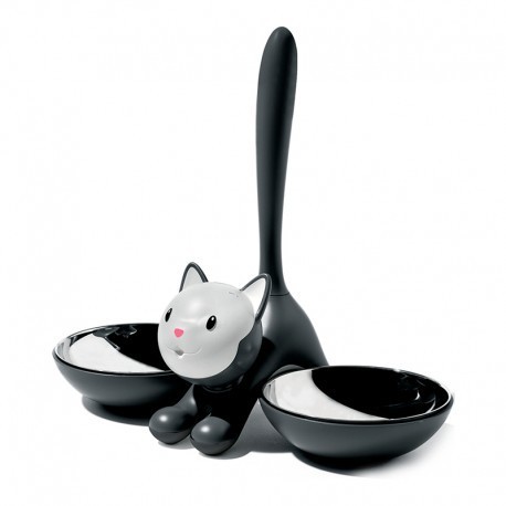 Doppelnapf für Katzen – Tigrito – A di Alessi