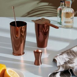 Shaker Americano ou Boston Cobre - Mixology - Alessi