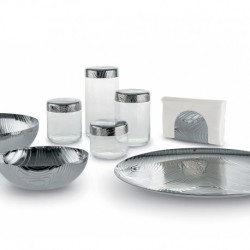 Centro de Mesa Ø42cm - Veneer Prata - Alessi