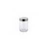 Recipiente Vidro Hermético 1Lt - Veneer Prata - Alessi