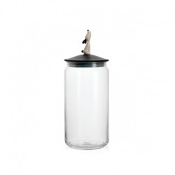 Recipiente para Comida de Cão Preto - LulàJar - A Di Alessi