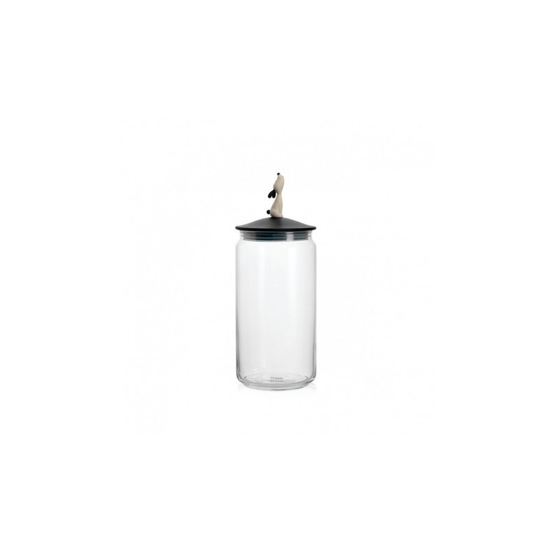 Recipiente para Comida de Cão Preto - LulàJar - A Di Alessi
