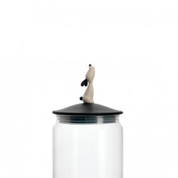 Recipiente para Comida de Cão Preto - LulàJar - A Di Alessi