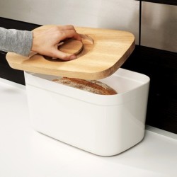 Caixa para Pão com Tábua Branco - Bread Bin - Joseph Joseph