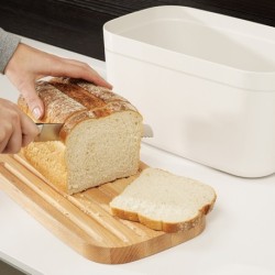 Caixa para Pão com Tábua Branco - Bread Bin - Joseph Joseph