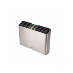 Conj. 4 Tábuas de Corte com Caixa Inox - Folio Steel - Joseph Joseph