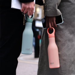 Garrafa de Água Isolada a Vácuo 500ml Verde - Loop - Joseph Joseph