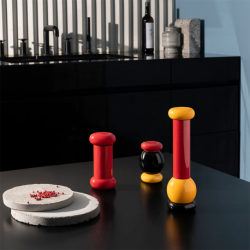 Moinho Sal, Pimenta e Especiarias Vermelho - Alessi