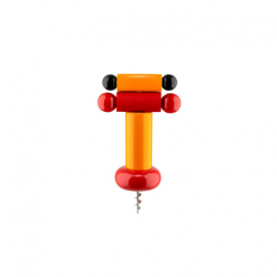 Saca-Rolhas 18cm Amarelo Vermelho, Amarelo E Preto - Alessi
