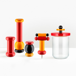 Saca-Rolhas 18cm Amarelo Vermelho, Amarelo E Preto - Alessi