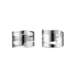 Conj. de 2 Anéis para Guardanapo - BarkRing - Alessi