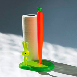 Porta-Rolos de Cozinha Verde - Bunny & Carrot - A Di Alessi