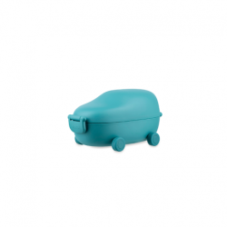 Caixa para Snacks com 2 Compartimentos Azul Claro - Food a Porter - Alessi