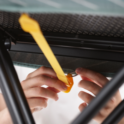 Cobertura para Tábua de Engomar 124cm Cinza Linear - Flexa - Joseph Joseph