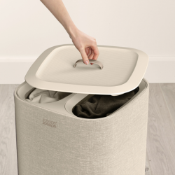Cesto para Roupa 60L Cru - Tota - Joseph Joseph