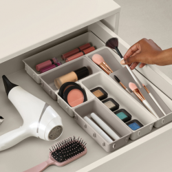 Organizador de Maquilhagem 7 peças Creme - Viva - Joseph Joseph