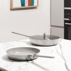 Frigideira Cabo Longo 24cm - Convivio Aço - Alessi