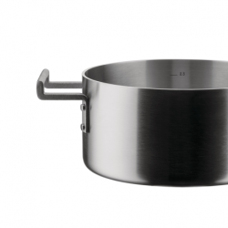 Caçarola com 2 Pegas 20cm - Convivio Aço - Alessi