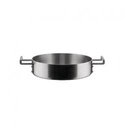 Caçarola Baixa com 2 Pegas 24cm - Convivio Aço - Alessi