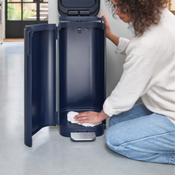 Balde do Lixo com Pedal 40L Azul - Porta - Joseph Joseph