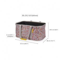 Cesto para Roupa Colapsável 35L Peach Blossom - Hold-All - Joseph Joseph