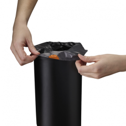 Balde do Lixo com Pedal 5L Preto Mate - Easystore - Joseph Joseph