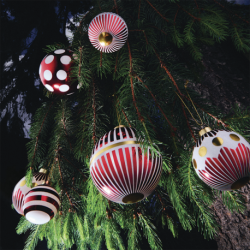 Conjunto de 2 Bolas de Natal Set1 - Delight - Alessi