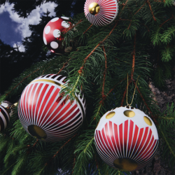Conjunto de 2 Bolas de Natal Set1 - Delight - Alessi