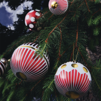 Set aus 2 Weihnachtskugeln Set1 – Delight – Alessi