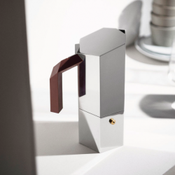 Cafeteira Café Expresso Indução 3 Chávenas - Menhir Inox - Alessi