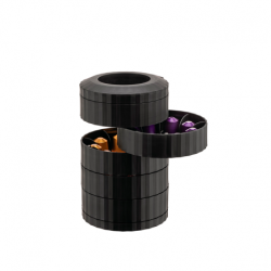 Black Capsule Holder - Plissé Break - Alessi