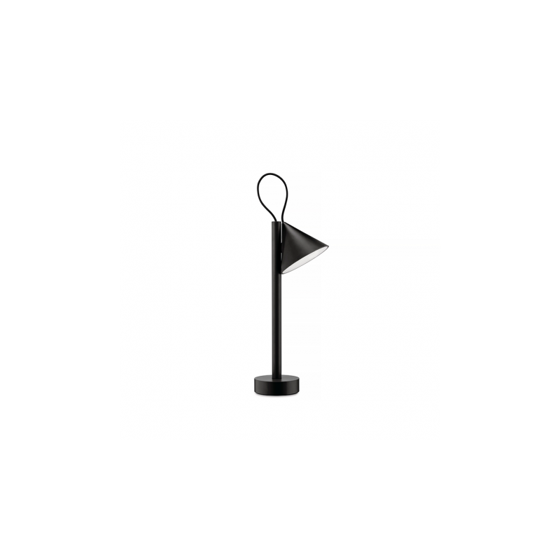 Wiederaufladbare tragbare schwarze Lampe - Tsumiki - Alessi