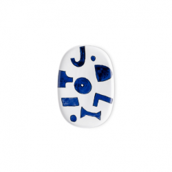 Plat ovale 25 cm - Yunokiware Blanc - Alessi