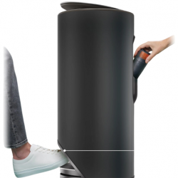 Caixote de Lixo com Pedal 30L Preto - Arc - Joseph Joseph