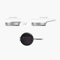 Poêle antiadhésive en inox – Space Steel – Joseph Joseph