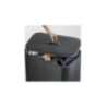 Cesto para Roupa Suja Tripartido 90L Preto - Tota Luxe - Joseph Joseph