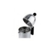 Cafeteira para Café Expresso 150ml - La Cupola Prateado E Preto - A Di Alessi