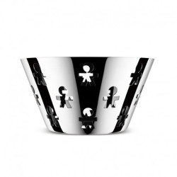 Fruteira Redonda Ø18cm - Girotondo Inox - A Di Alessi