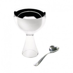 Taça para Gelado e Colher Azul - Big Love - A Di Alessi