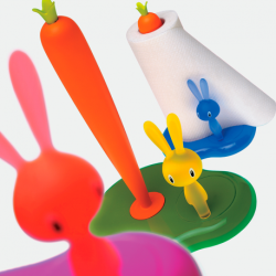 Porta-Rolos de Cozinha Verde - Bunny & Carrot - A Di Alessi