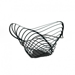 Fruteira Alta Ø26cm Preto - Trinity - Alessi