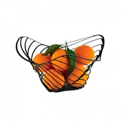 Fruteira Alta Ø26cm Preto - Trinity - Alessi