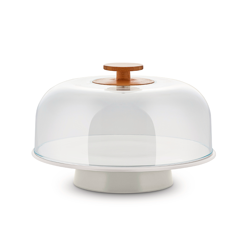 Plat à gâteau avec cloche - Mattina - Alessi