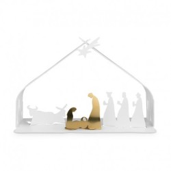 Presépio de Natal - Bark Crib Inox E Dourado - Alessi