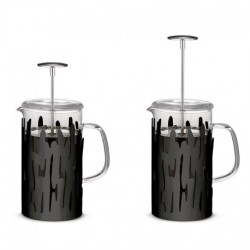 Cafeteira de Êmbolo Cinza - Barkoffee - Alessi