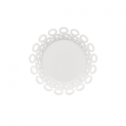 Perforierte Obstschale aus Edelstahl – Vimini – Alessi